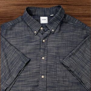 ROWM Men’s Short Sleeve Casusal Button Down Shirt. Size 2XB